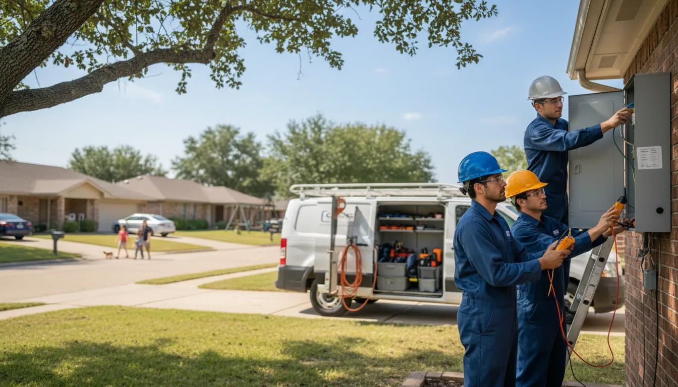 Certified electrician providing emergency electrical services in Boston, GA